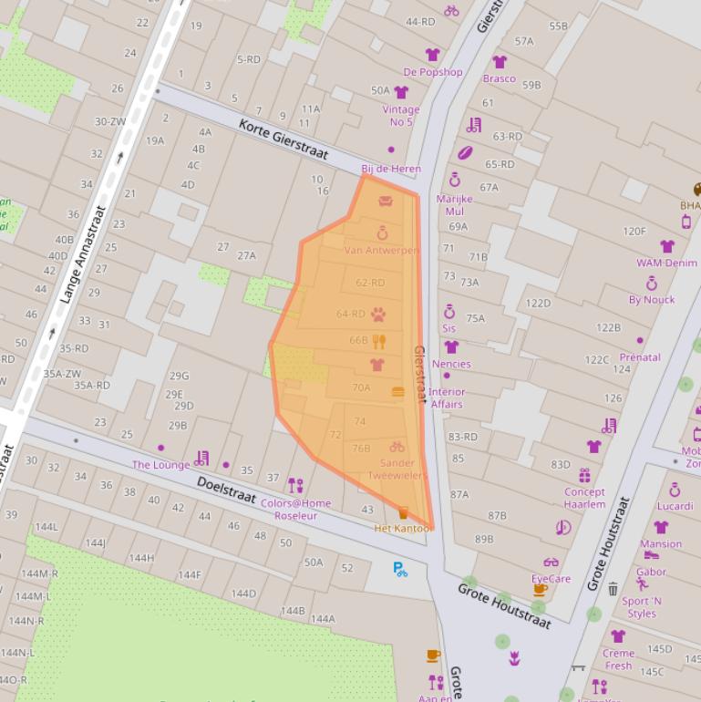 Kaart van postcodegebied 2011GG.