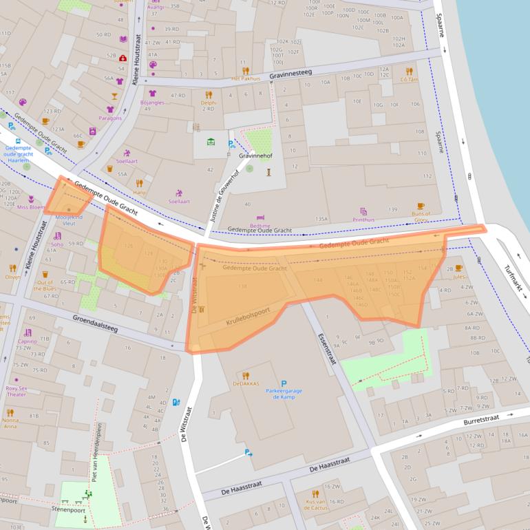Kaart van postcodegebied 2011GX.