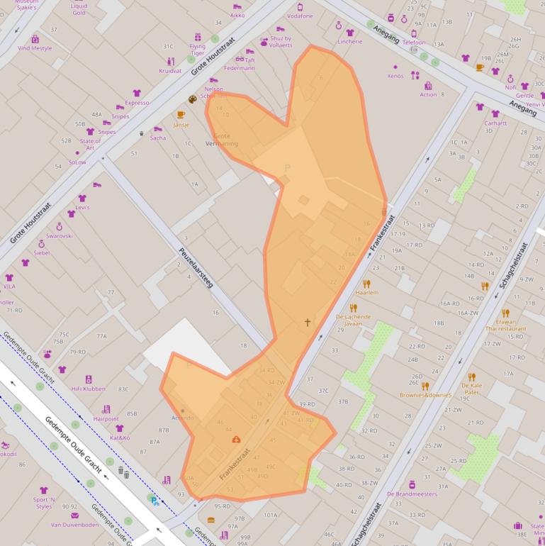 Kaart van postcodegebied 2011HV.