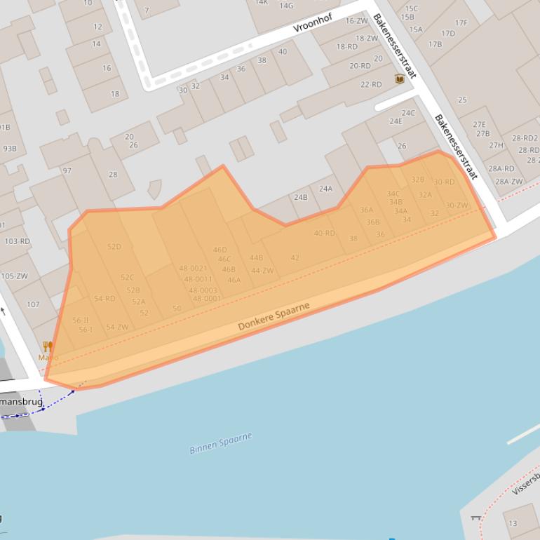 Kaart van postcodegebied 2011JH.