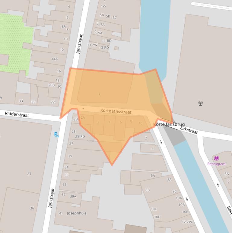 Kaart van postcodegebied 2011JR.