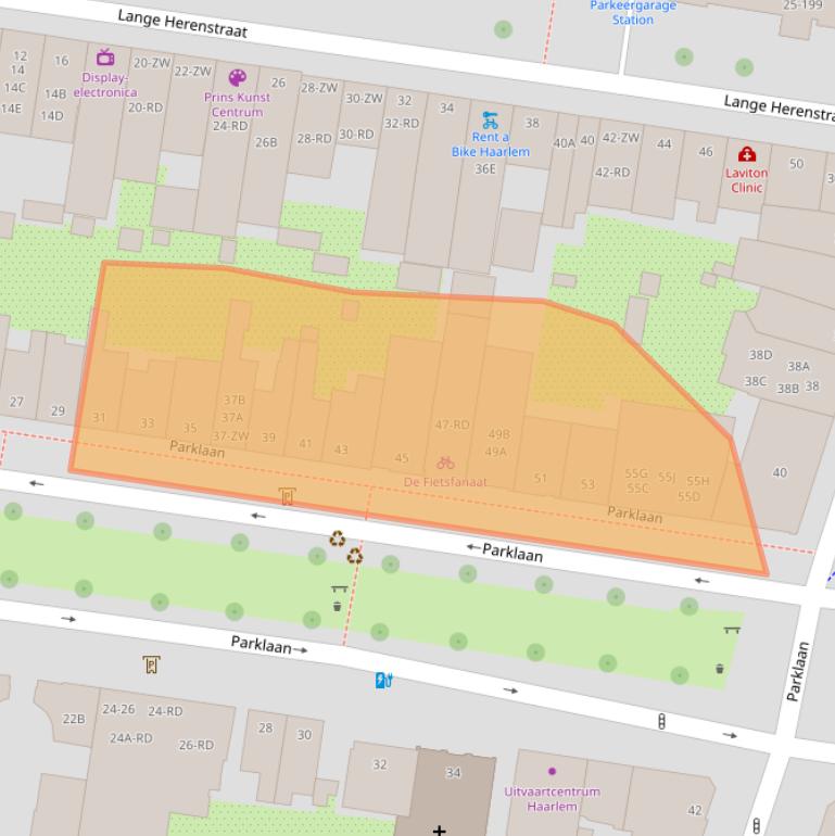 Kaart van postcodegebied 2011KR.