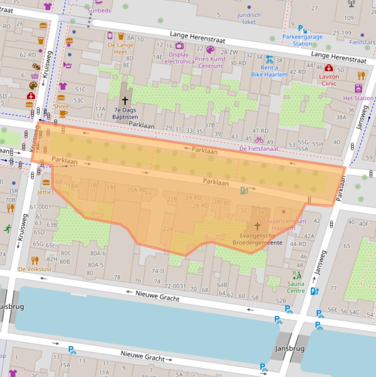 Kaart van postcodegebied 2011KW.