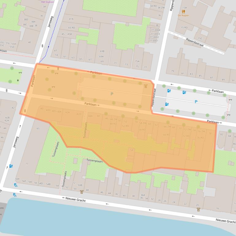 Kaart van postcodegebied 2011KX.
