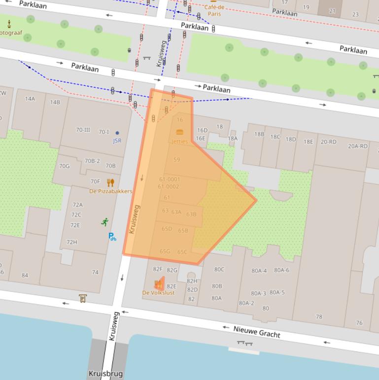 Kaart van postcodegebied 2011LB.