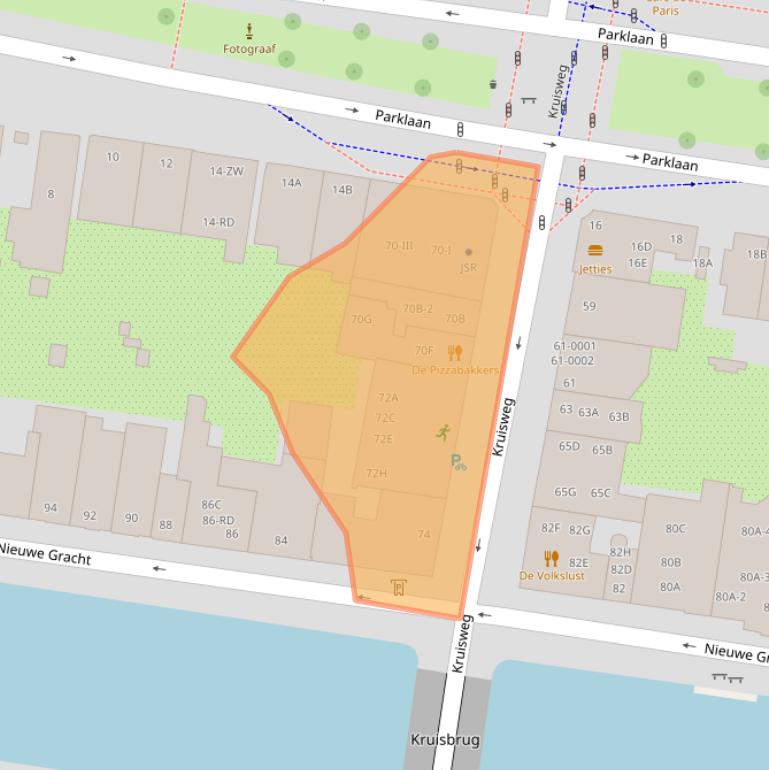 Kaart van postcodegebied 2011LG.