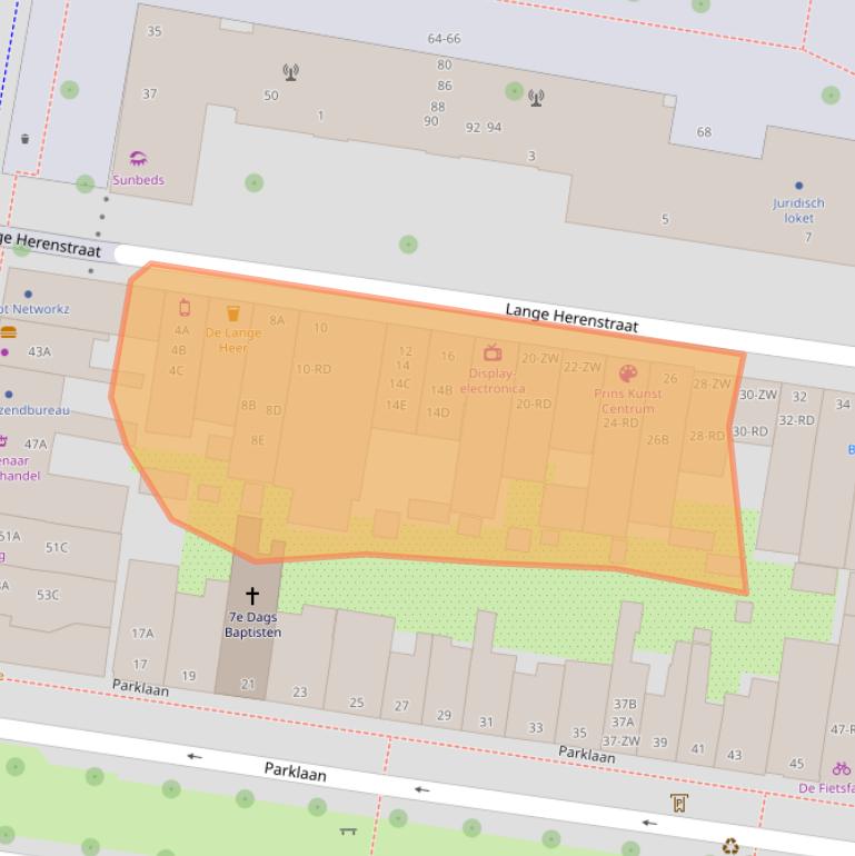 Kaart van postcodegebied 2011LH.