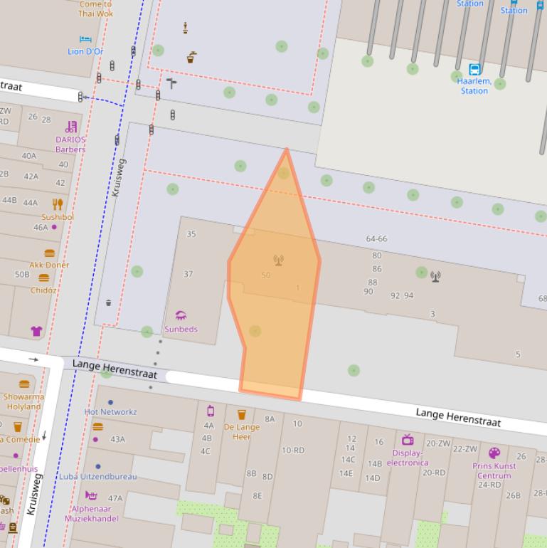 Kaart van postcodegebied 2011LL.