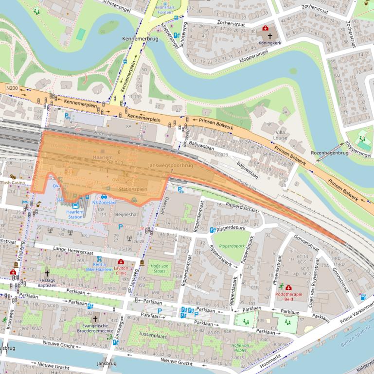 Kaart van postcodegebied 2011LR.