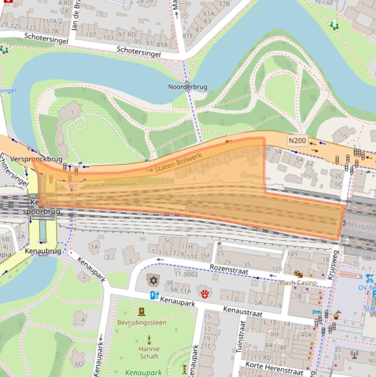 Kaart van postcodegebied 2011ML.