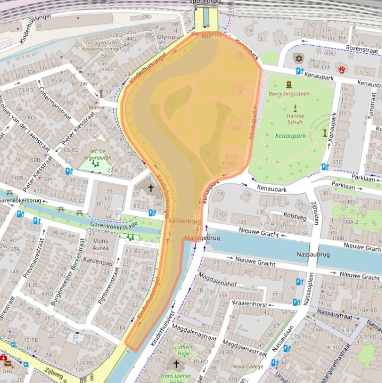 Kaart van postcodegebied 2011MS.