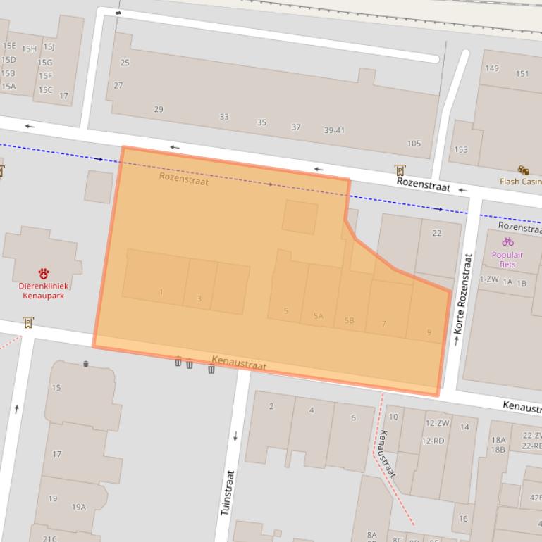 Kaart van postcodegebied 2011MV.