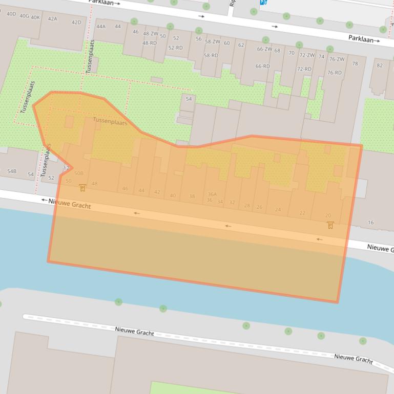 Kaart van postcodegebied 2011NG.