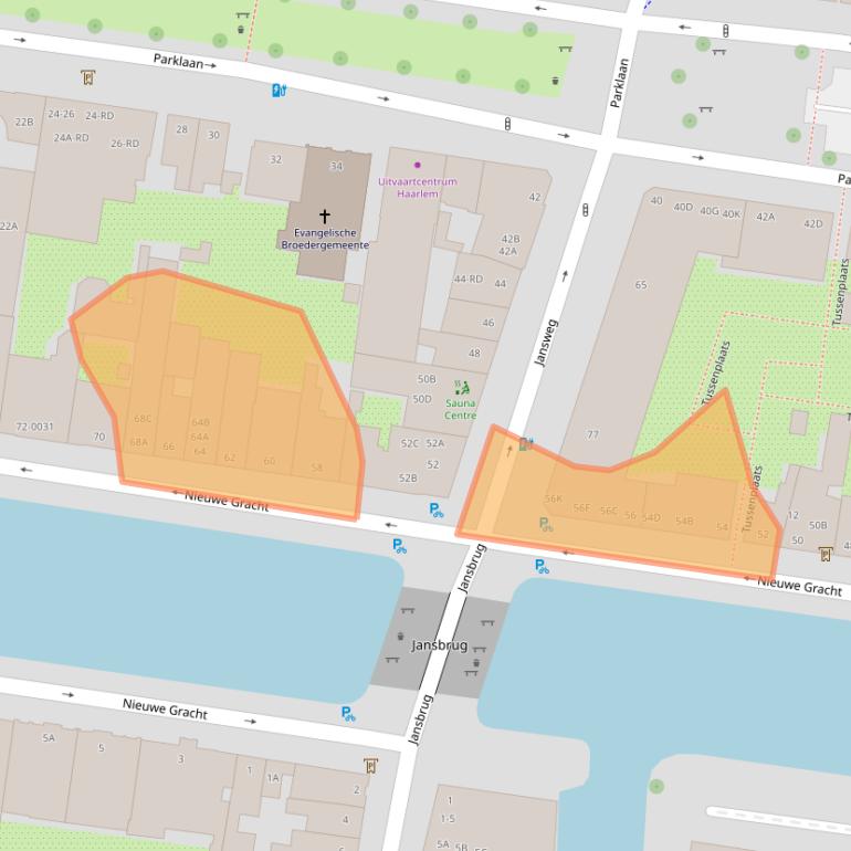 Kaart van postcodegebied 2011NH.