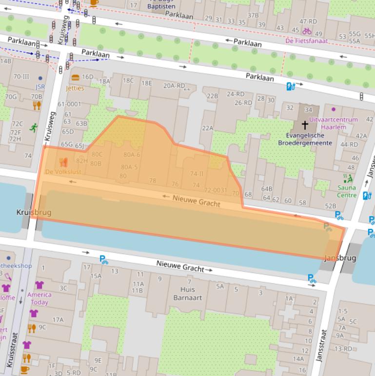 Kaart van postcodegebied 2011NJ.
