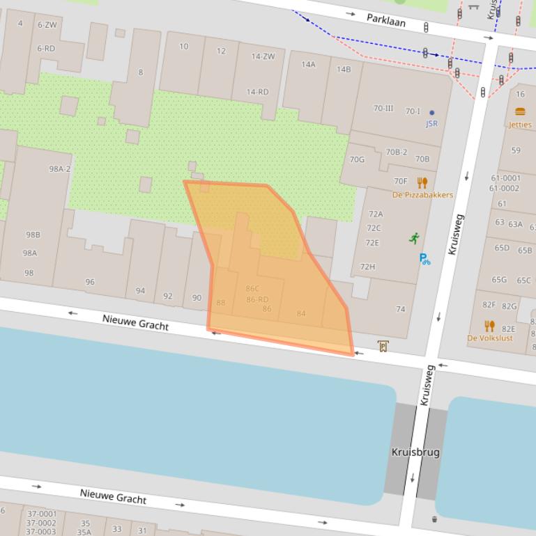 Kaart van postcodegebied 2011NK.