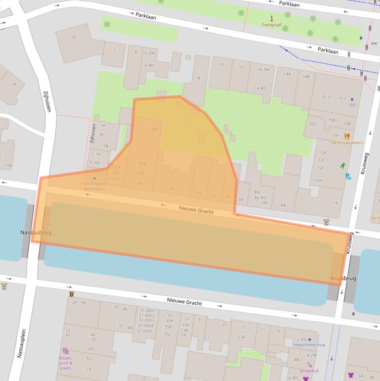 Kaart van postcodegebied 2011NL.