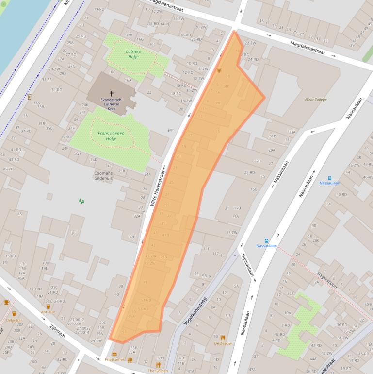 Kaart van postcodegebied 2011NT.