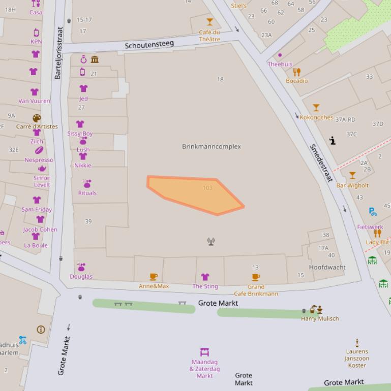 Kaart van postcodegebied 2011NZ.