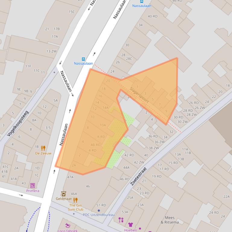 Kaart van postcodegebied 2011PC.