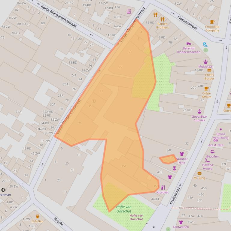 Kaart van postcodegebied 2011PL.