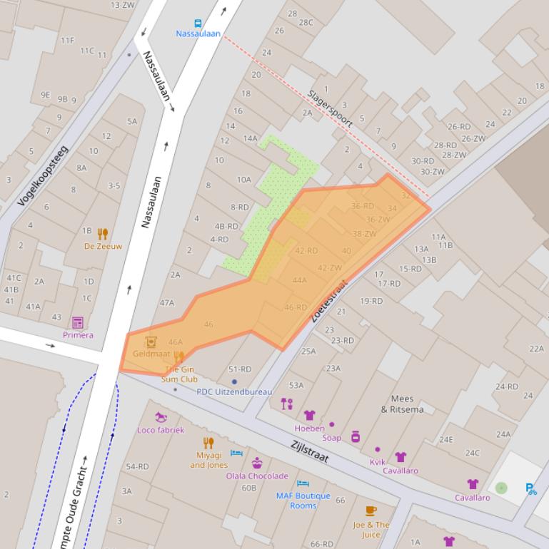 Kaart van postcodegebied 2011PS.