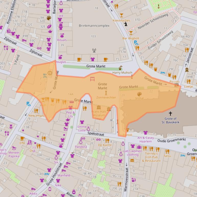 Kaart van postcodegebied 2011RD.