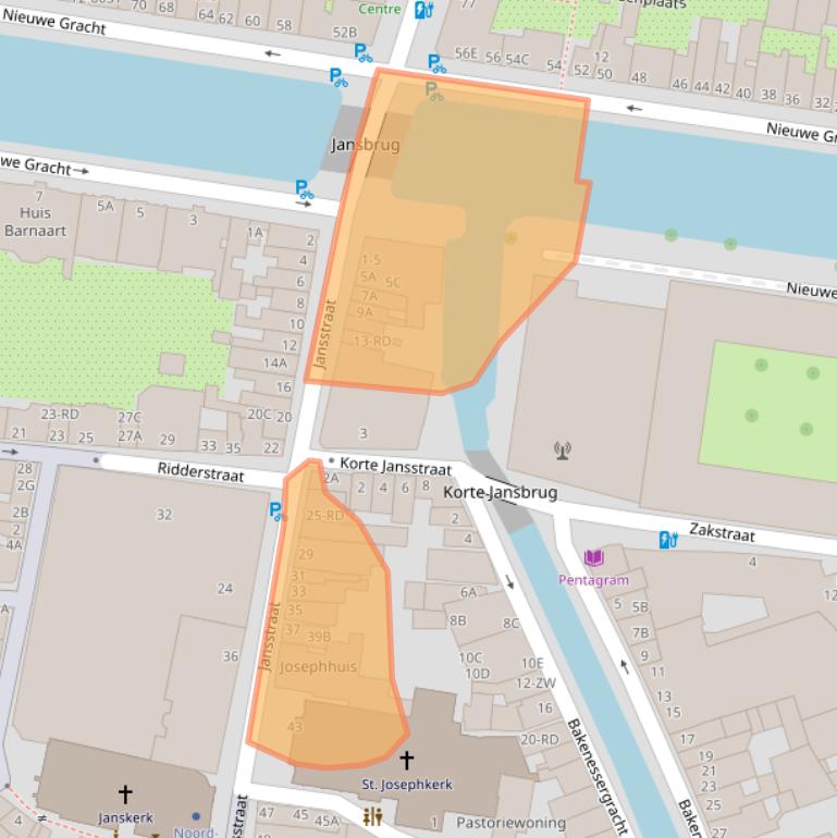 Kaart van postcodegebied 2011RT.
