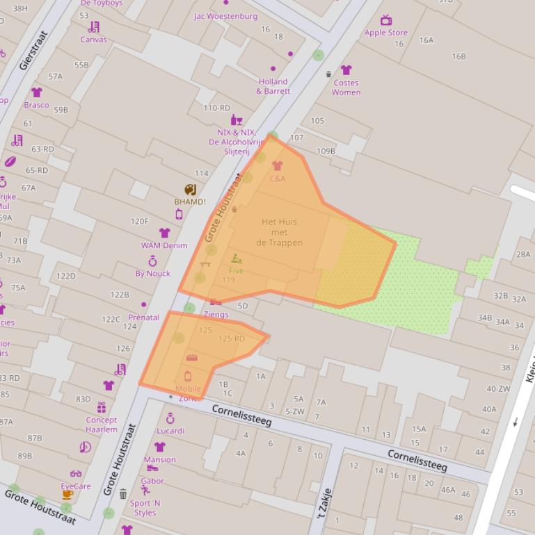 Kaart van postcodegebied 2011SJ.