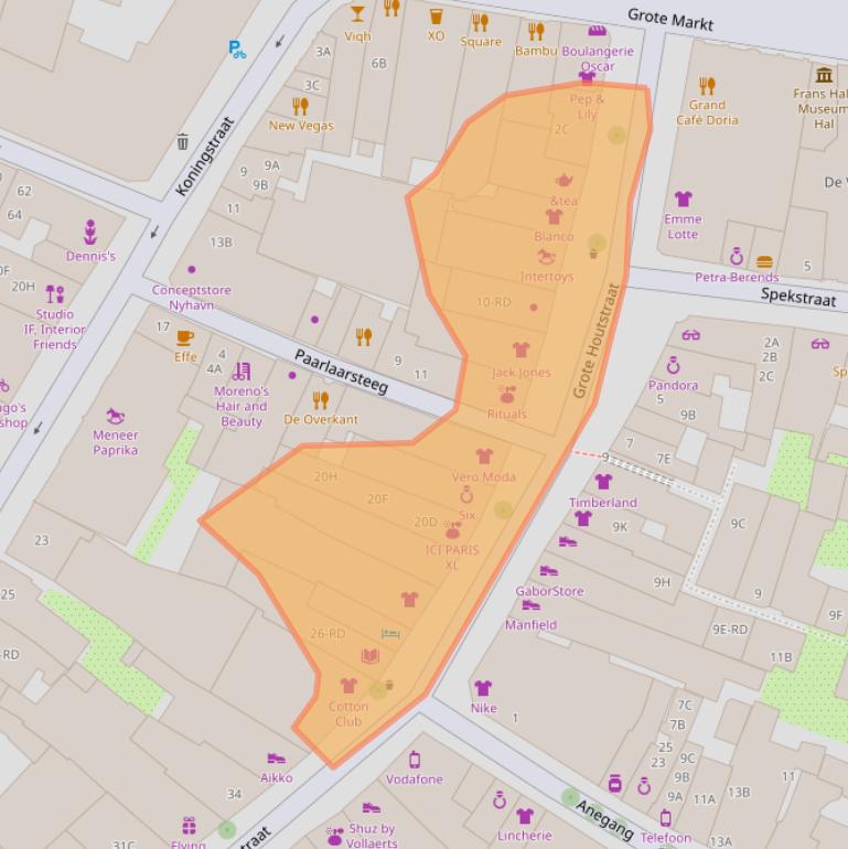 Kaart van postcodegebied 2011SN.