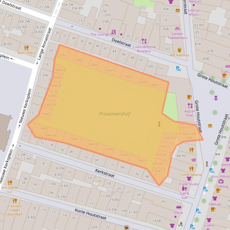 Kaart van postcodegebied 2011SW.