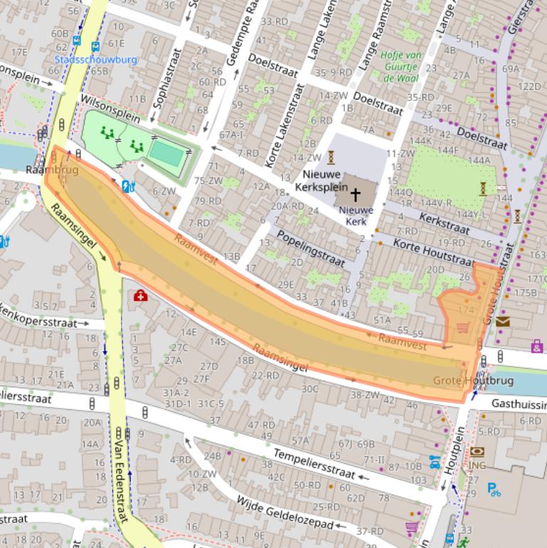 Kaart van postcodegebied 2011SZ.