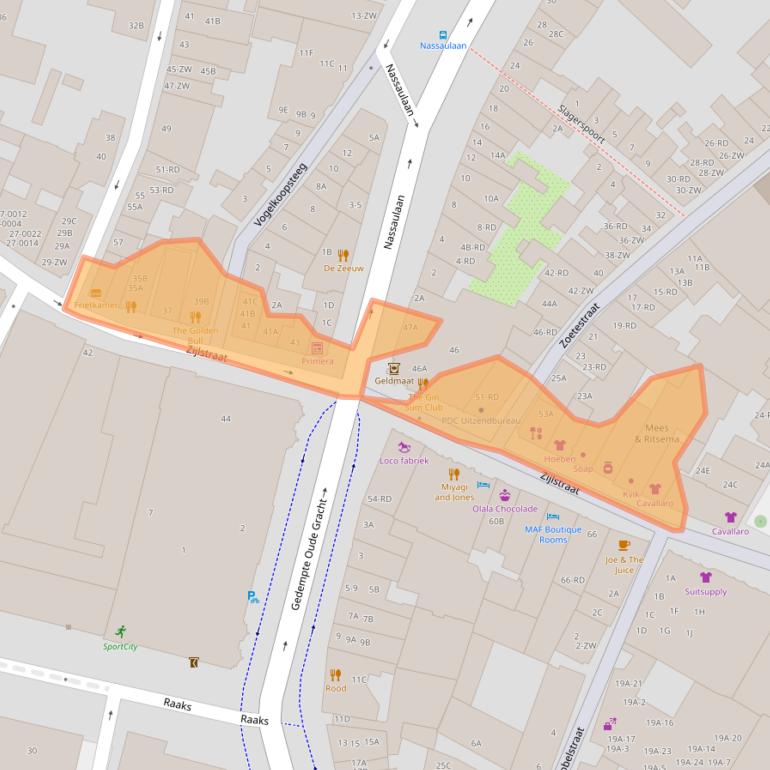 Kaart van postcodegebied 2011TK.
