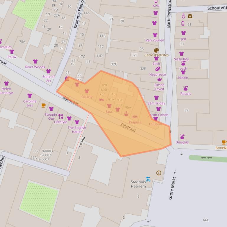 Kaart van postcodegebied 2011TM.