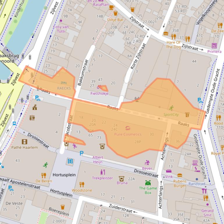 Kaart van postcodegebied 2011VA.