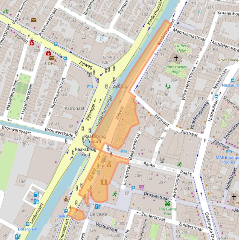 Kaart van postcodegebied 2011VB.