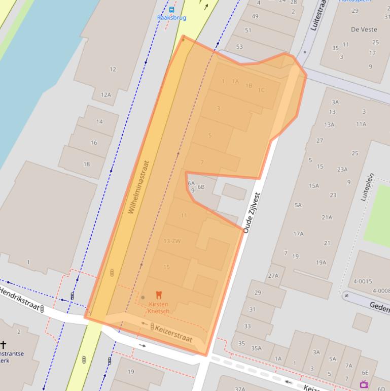 Kaart van postcodegebied 2011VH.