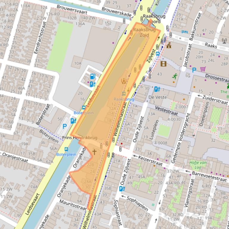 Kaart van postcodegebied 2011VM.