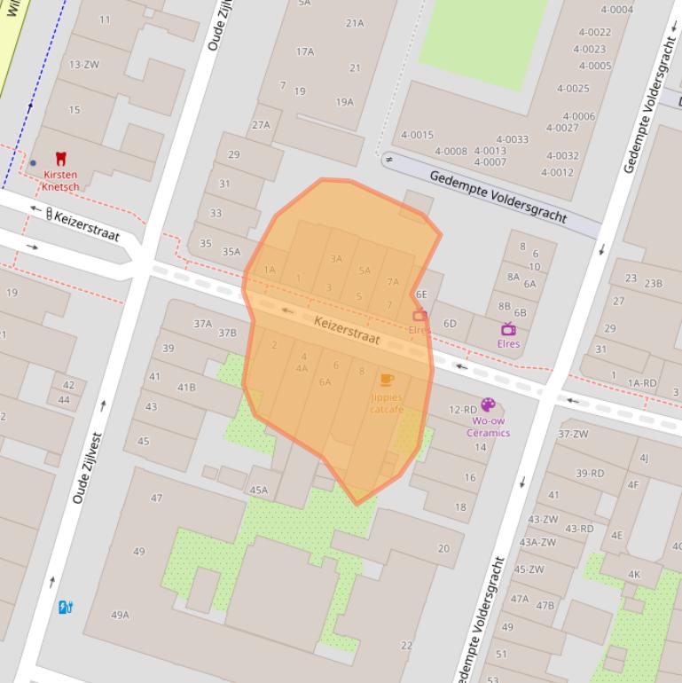 Kaart van postcodegebied 2011VS.