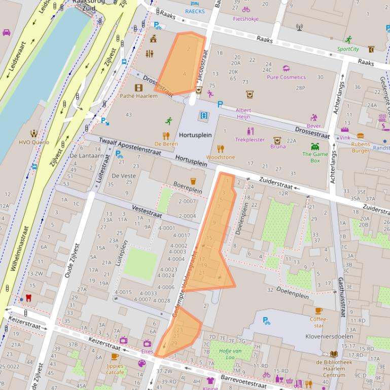 Kaart van postcodegebied 2011WB.