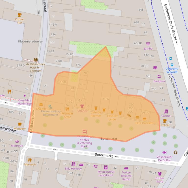 Kaart van postcodegebied 2011XL.