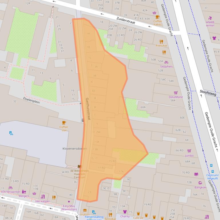 Kaart van postcodegebied 2011XN.