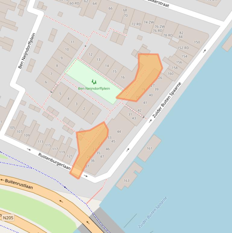 Kaart van postcodegebied 2012AT.