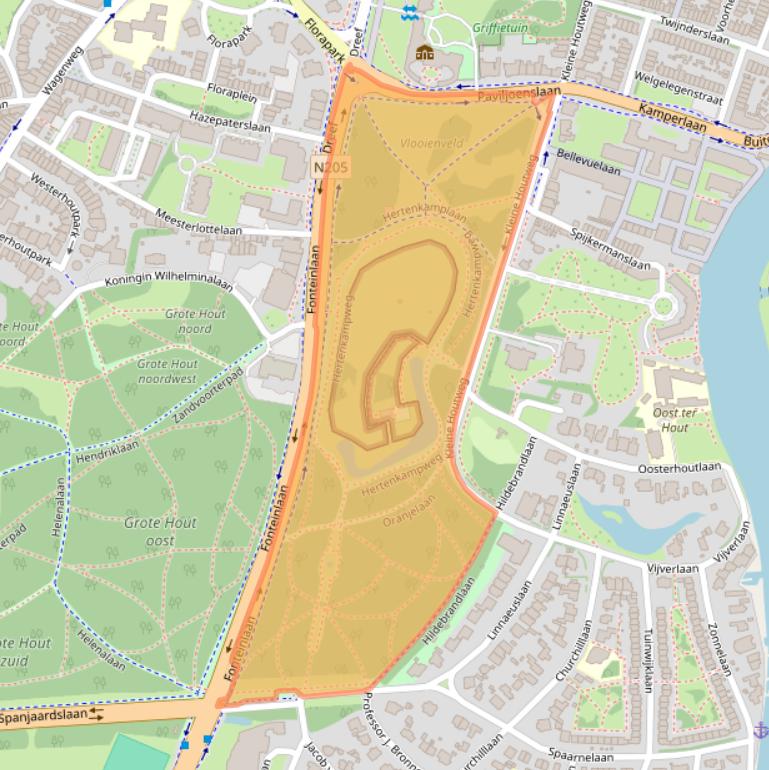 Kaart van postcodegebied 2012CV.