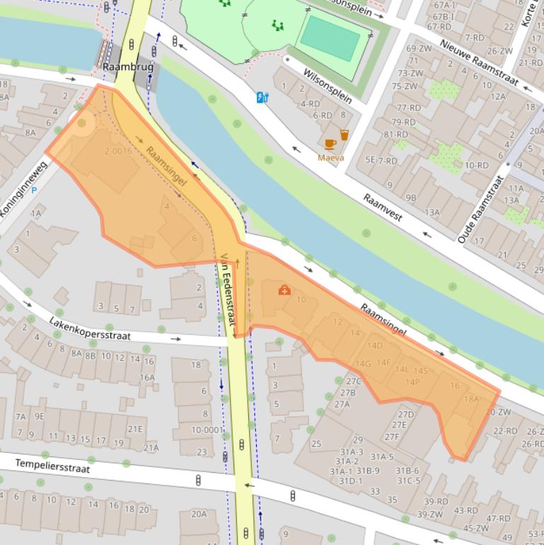 Kaart van postcodegebied 2012DS.