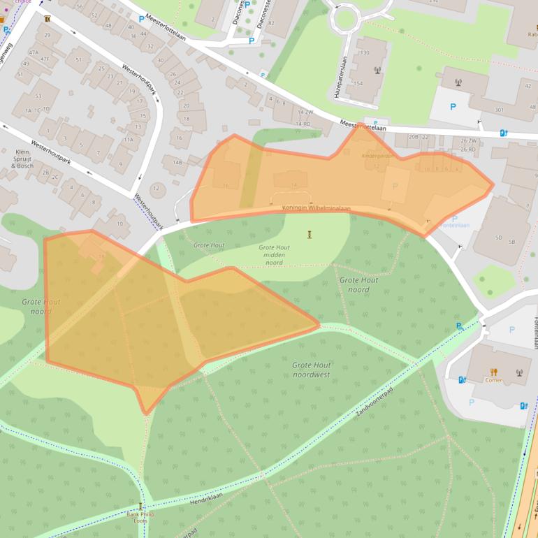 Kaart van postcodegebied 2012JK.