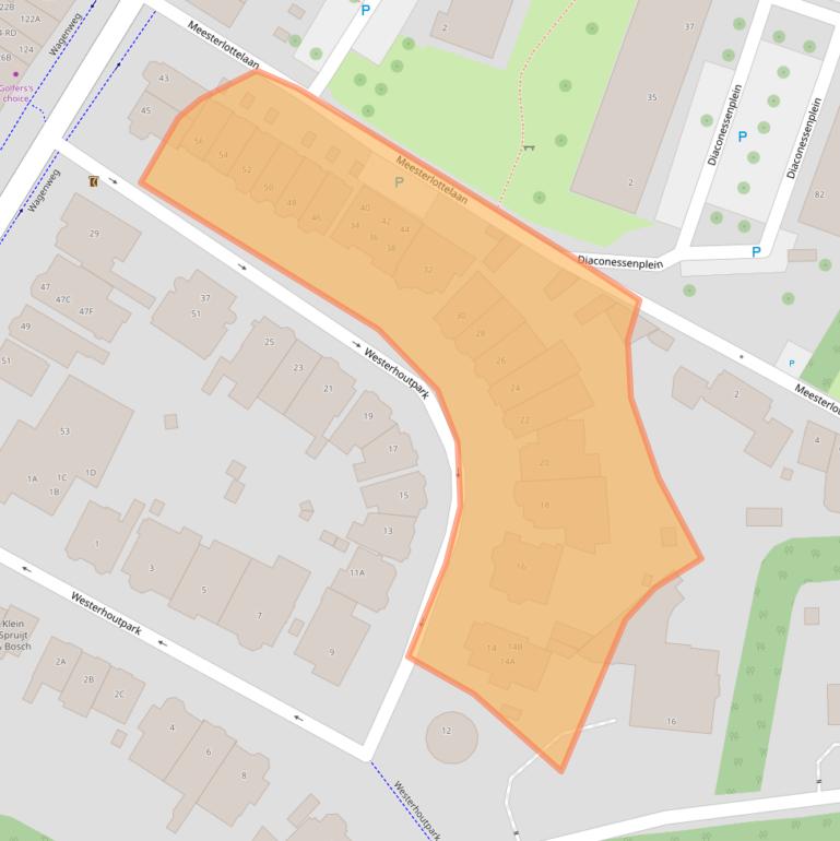 Kaart van postcodegebied 2012JN.