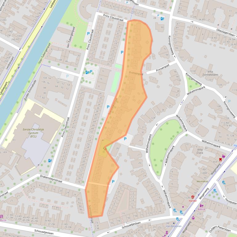Kaart van postcodegebied 2012KR.