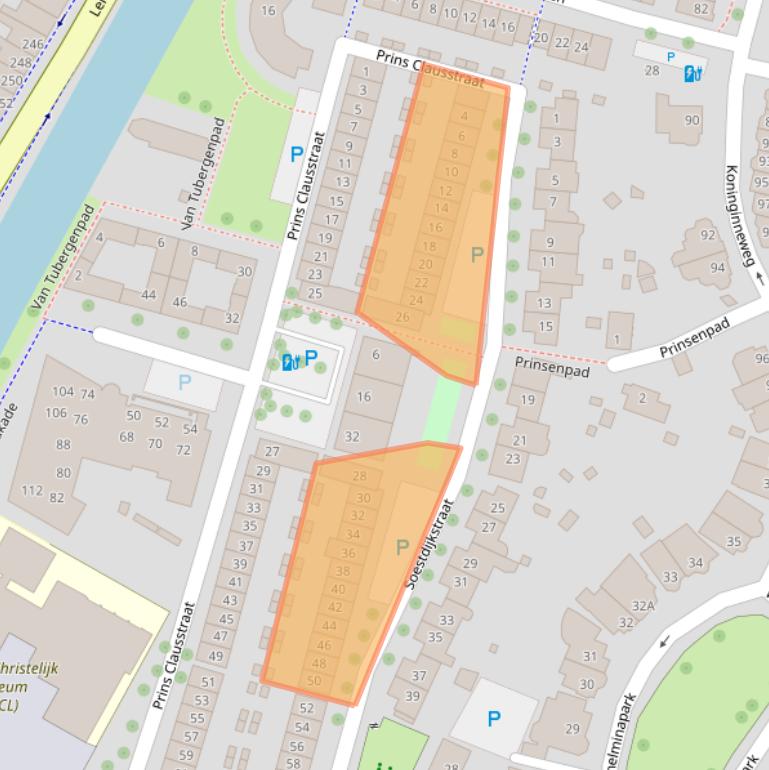 Kaart van postcodegebied 2012KS.