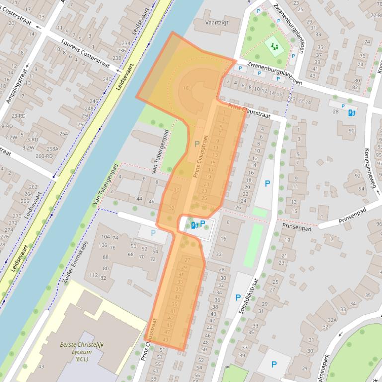 Kaart van postcodegebied 2012KV.